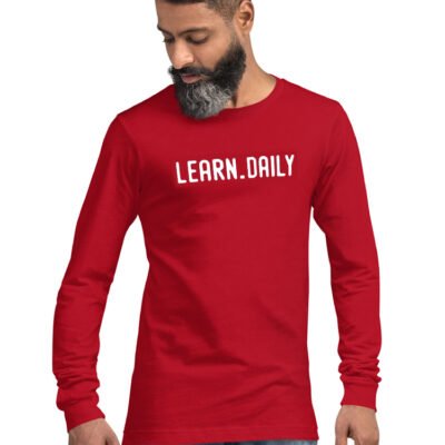 Learn Daily Unisex Long Sleeve T-Shirt