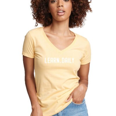 Learn Daily Women's V-Neck