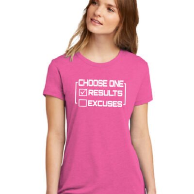 Results vs Excuses Women's T-Shirt